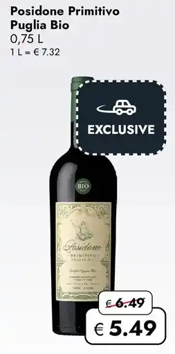 Travel FREE Posidone Primitivo Puglia Bio Angebot