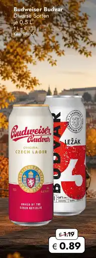 Travel FREE Budweiser Budvar Angebot