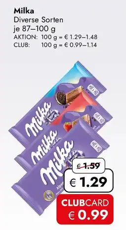 Travel FREE Milka Angebot