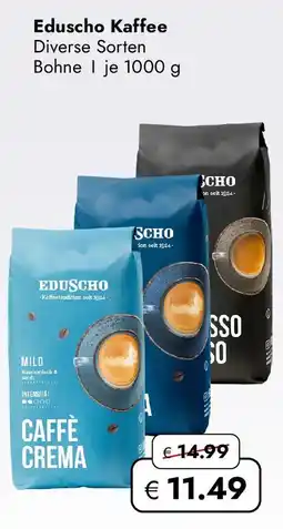 Travel FREE Eduscho Kaffee Angebot