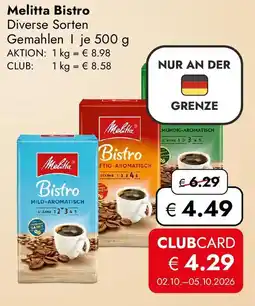 Travel FREE Melitta Bistro Angebot