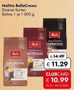 Travel FREE Melitta BellaCrema Angebot