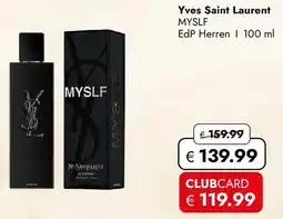Travel FREE Yves Saint Laurent MYSLF Angebot