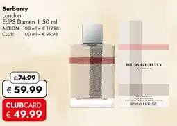 Travel FREE Burberry London EdPS Damen Angebot