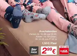 KiK Kuschelsocken Angebot