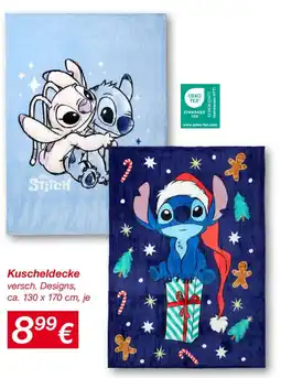 KiK Kuscheldecke Stitch Angebot