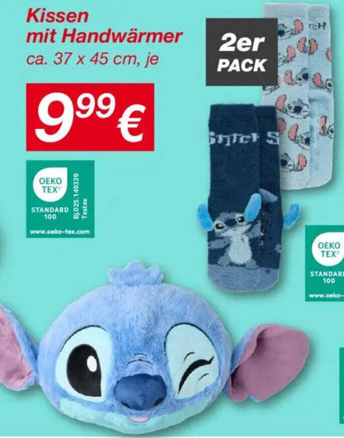 Kissen mit Handwärmer Angebot bei KiK