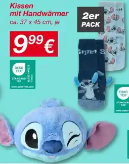 KiK Kissen mit Handwärmer Angebot