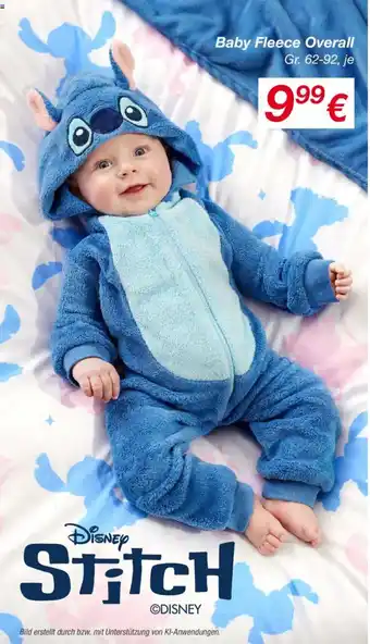 Baby Fleece Overall Stitch