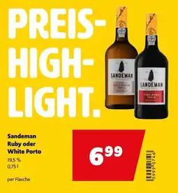 Eurogast Grissemann Sandeman Ruby oder White Porto Angebot