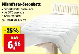 Thomas Philipps Mikrofaser-Steppbett Angebot