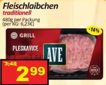 Fleischlaibchen traditionell