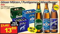 Wurstico Gösser Märzen / Puntigamer / Wieselburger Angebot