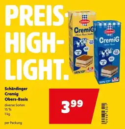 Eurogast Grissemann Schärdinger Cremig Obers-Basis Angebot