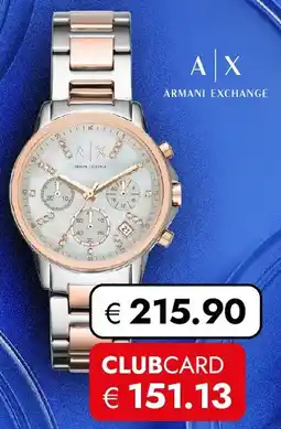 Travel FREE Armani Exchange Uhr Angebot