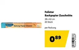 Eurogast Grissemann Folistar Backpapier Zuschnitte Angebot