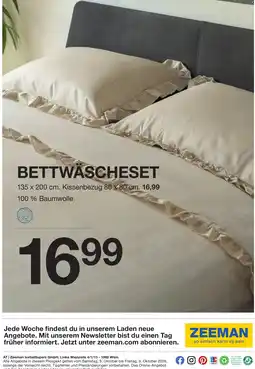 Zeeman Bettwäscheset Angebot
