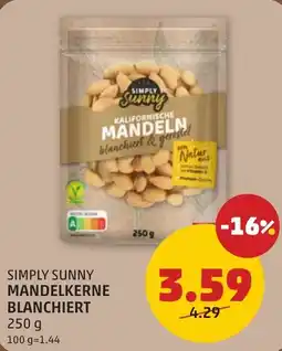 PENNY Simply Sunny Mandelkerne Blanchiert Angebot