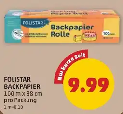 PENNY Folistar Backpapier Angebot