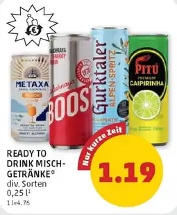PENNY Ready to Drink Mischgetränke Angebot