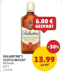 PENNY Ballantine's Scotch Whisky Angebot