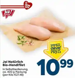 Billa Ja! Natürlich Bio-Hendlfilet Angebot