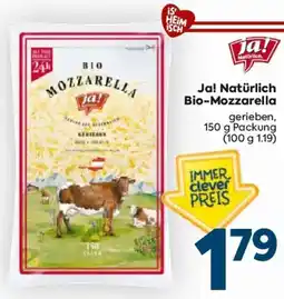 Billa Ja! Natürlich Bio-Mozzarella Angebot