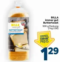 Billa BILLA immer gut Buttertoast Angebot