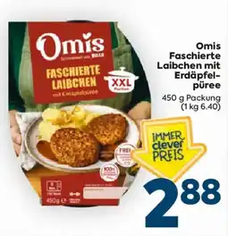 Billa Omis Faschierte Laibchen mit Erdäpfelpüree Angebot