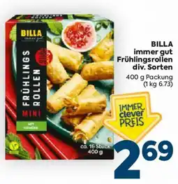 Billa BILLA immer gut Frühlingsrollen Angebot