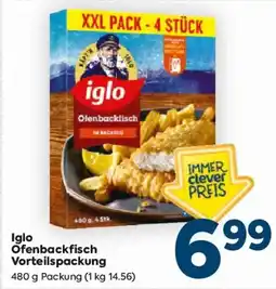 Billa Iglo Ofenbackfisch Vorteilspackung Angebot