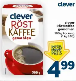 Billa clever Röstkaffee gemahlen Angebot