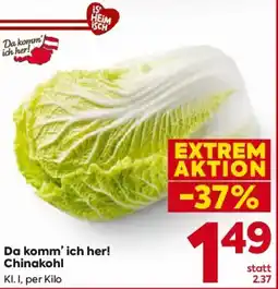 Billa Da komm' ich her! Chinakohl Angebot