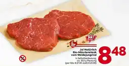 Billa Ja! Natürlich Bio-Minutensteak vom Weidejungrind Angebot