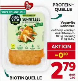 Billa Vegavita Schnitzel Angebot
