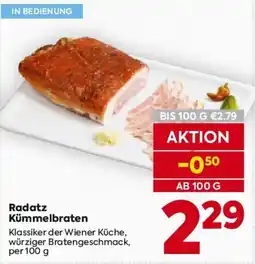 Billa Radatz Kümmelbraten Angebot