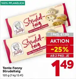 Billa Tante Fanny Strudelteig Angebot