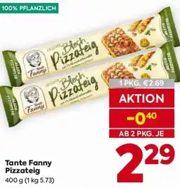 Billa Tante Fanny Pizzateig Angebot