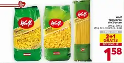 Billa Wolf Teigwaren Angebot