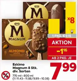 Billa Eskimo Magnum 8 Stk. Angebot