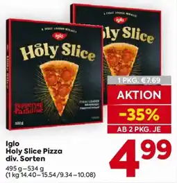 Billa Iglo Holy Slice Pizza Angebot