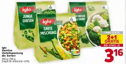 Billa Iglo Gemüse Vorteilspackung Angebot