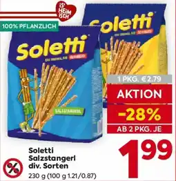 Billa Soletti Salzstangerl Angebot