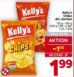 Billa Kelly's Chips Angebot