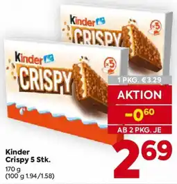 Billa Kinder Crispy 5 Stk. Angebot