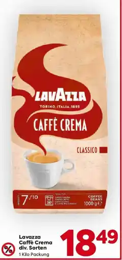 Billa Lavazza Caffè Crema Angebot