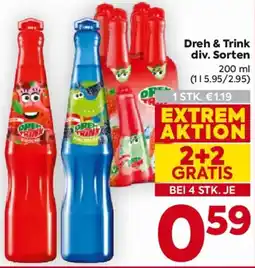 Billa Dreh & Trink Angebot