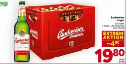 Billa Budweiser Lager Angebot