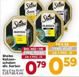 Billa Sheba Katzen-schalen Angebot