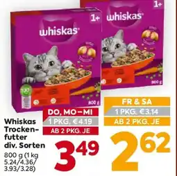 Billa Whiskas Trockenfutter Angebot